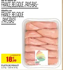 Intermarché Contact Filets de poulet offre