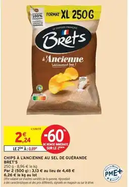Intermarché Contact BRET'S Chips à l'Ancienne au Sel de Guérande offre