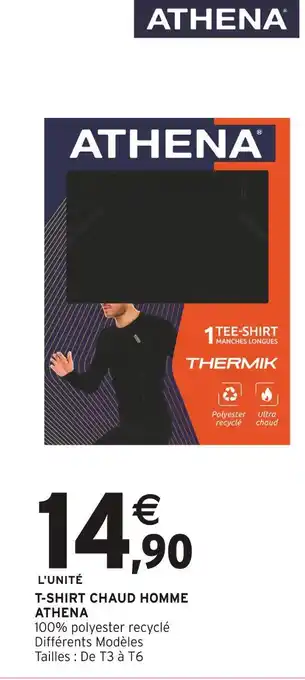 Intermarché Hyper ATHENA T-shirt chaud homme offre