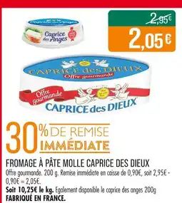 Match CAPRICE DES DIEUX Fromage à pâte molle Caprice des Dieux offre