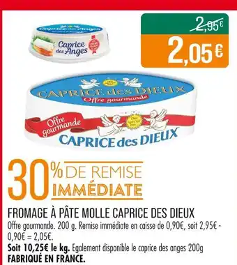 Match CAPRICE DES DIEUX Fromage à pâte molle Caprice des Dieux offre