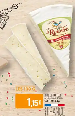 Match LE ROITELET Brie offre