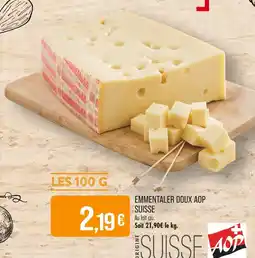 Match Emmentaler Doux AOP offre