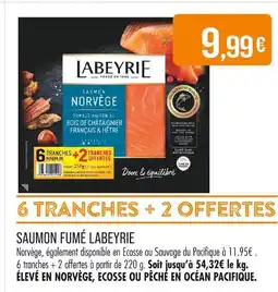 Match LABEYRIE Saumon fumé offre