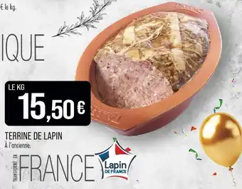 Match Terrine de Lapin offre