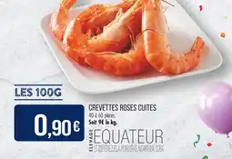 Match Crevettes roses cuites offre