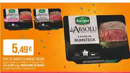 Match SOCOPA Pavé de rumsteck mariné offre