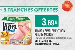 Match Jambon simplement bon offre