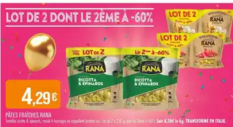 Match RANA PÂTES FRAÎCHES offre