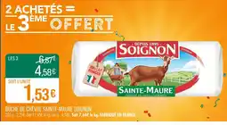 Match SOIGNON Bûche de chèvre sainte-maure offre