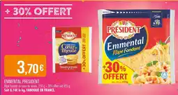 Match PRESIDENT Emmental offre