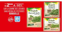 Match BONDUELLE Le 2ème à -60% sur la gamme des légumes sans résidu de pesticides offre
