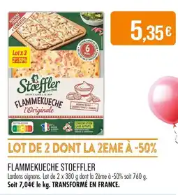 Match STOEFFLER Flammekueche offre