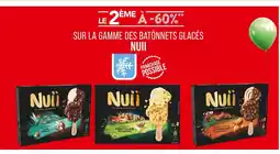 Match NUII Le 2ème à -60% sur la gamme des batônnets glacés nuii offre