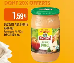 Match ANDROS Dessert aux fruits offre