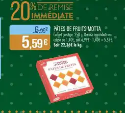 Match MOTTA Pâtes de Fruits offre