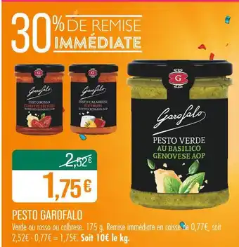 Match GAROFALO Pesto offre