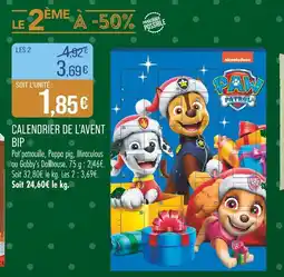 Match BIP Calendrier de l'Avent offre