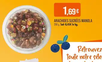 Match MANOLA Arachides sucrées offre