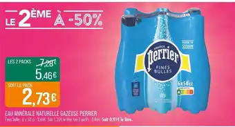 Match PERRIER Eau minérale naturelle gazeuse offre