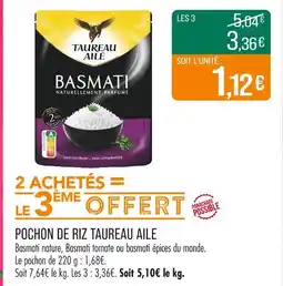Match TAUREAU AILE Pochon de riz offre