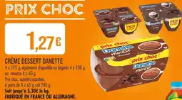 Match DANETTE Crème dessert offre
