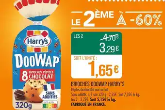 Match HARRY’S Brioches doowap offre