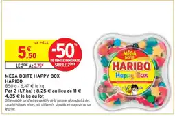 Intermarché Express HARIBO Méga Boîte Happy Box offre