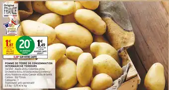 Intermarché INTERMARCHÉ TERROIRS Pommes de terre de consommation offre
