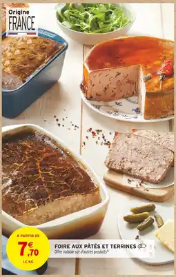 Intermarché Foire aux pâtés et terrines offre