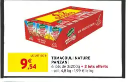 Intermarché PANZANI Tomacouli Nature offre