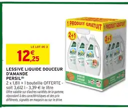 Intermarché Persil Lessive Liquide Douceur d'Amande offre