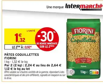 Intermarché Fiorini Pâtes Coquillettes offre