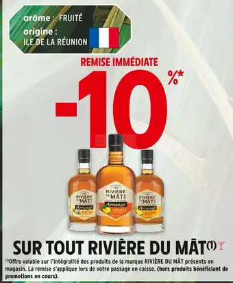 Intermarché RIVIÈRE DU MÂT -10% de remise immédiate sur tout rivière du mât offre