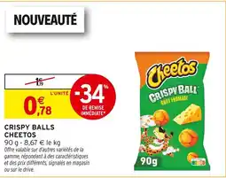 Intermarché CHEETOS Crispy balls offre