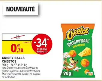 Intermarché CHEETOS Crispy balls offre