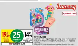 Intermarché Lansay Fingerlings Magic Moods offre