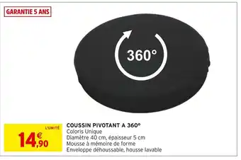Intermarché Coussin pivotant à 360° offre