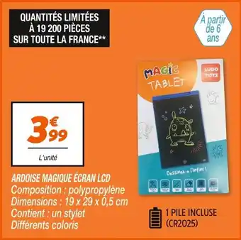 Netto Ludo Toys Magic Tablet offre