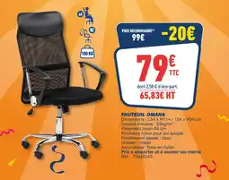 Bureau Vallée Fauteuil omaha offre