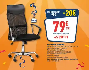 Bureau Vallée Fauteuil omaha offre