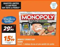 Netto HASBRO Monopoly crooked cash offre