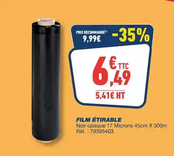 Bureau Vallée Film Étirable offre