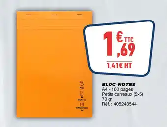 Bureau Vallée Bloc-notes offre