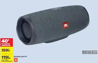Carrefour Jbl - enceinte sans fil offre