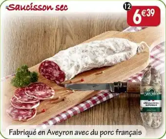 Maximo Saucisson sec supérieur Les Bastides offre