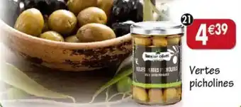 Maximo Olives vertes picholines Barnier Olives offre