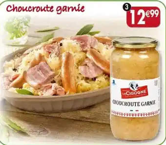 Maximo Choucroute garnie Produits de la Cigogne offre