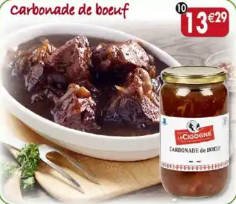 Maximo Carbonade de boeuf Produits de la Cigogne offre