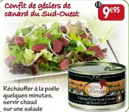 Maximo Confit de gésiers de canard du Sud-Ouest Secret d'Eleveurs offre